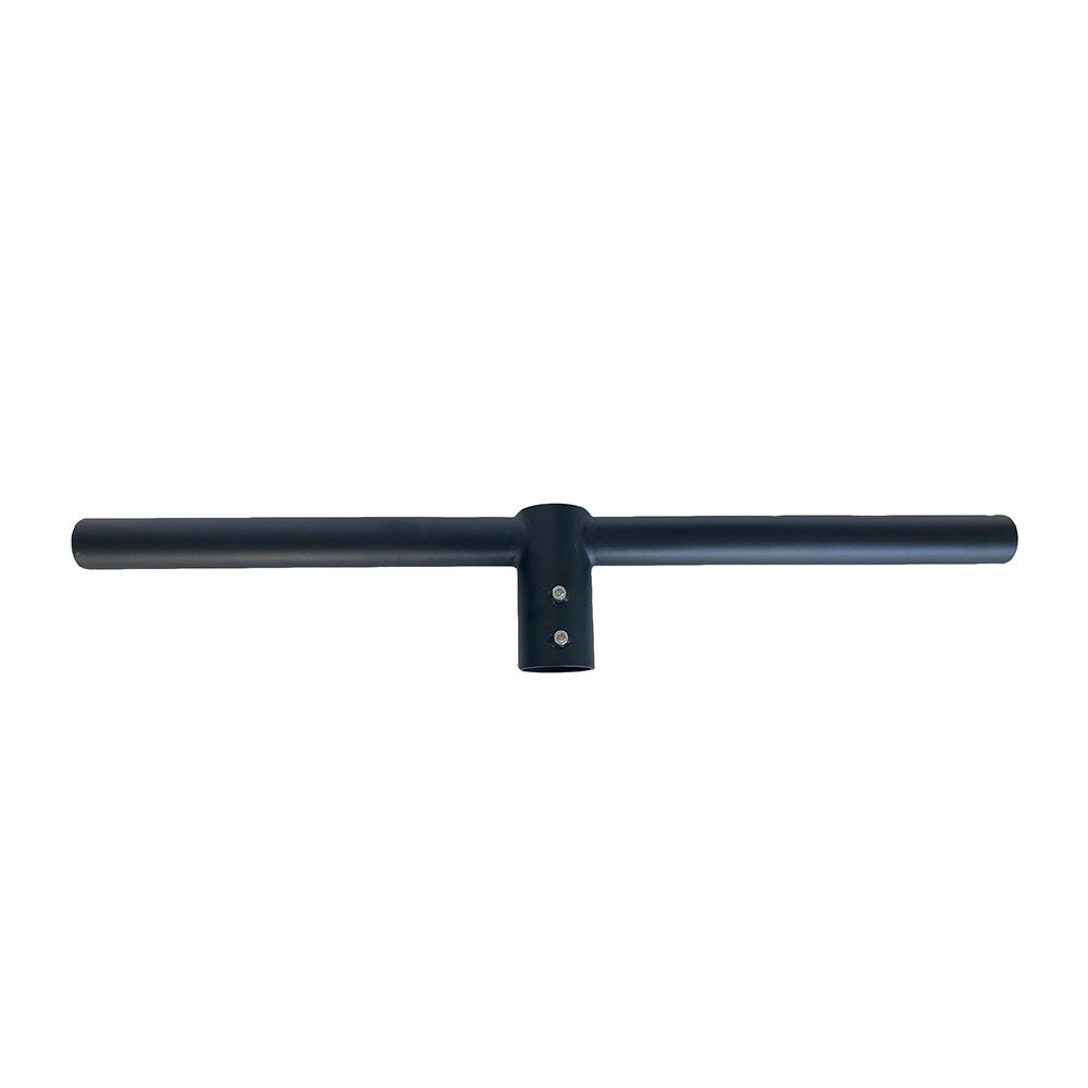 Cross-Arm: Two lights on one pole - Black