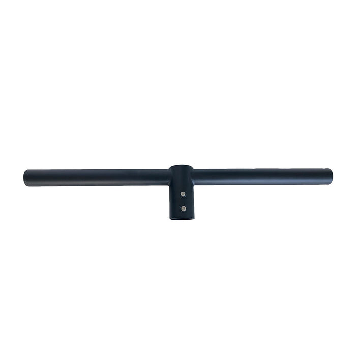 Cross-Arm: Two lights on one pole - Black