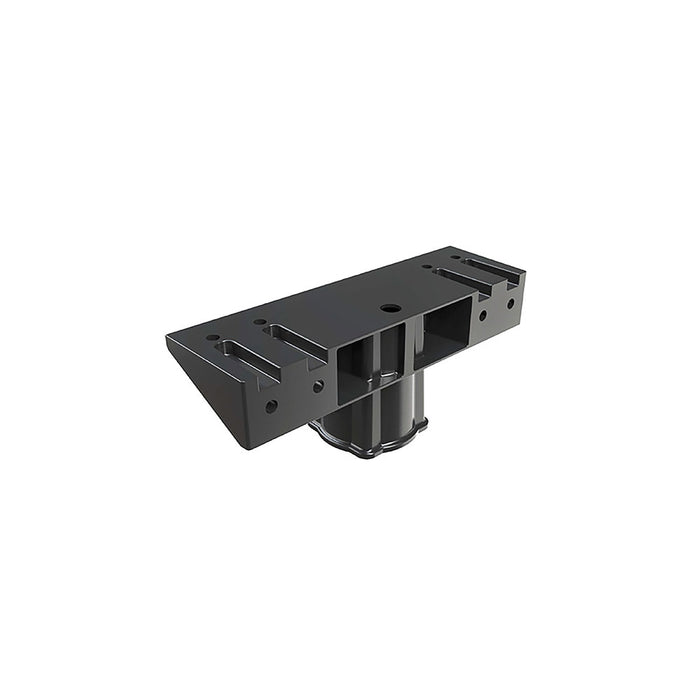 Black pole mount adaptor bracket for 60mm diameter poles