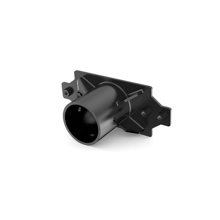 Black pole mount adaptor for 76mm diameter poles
